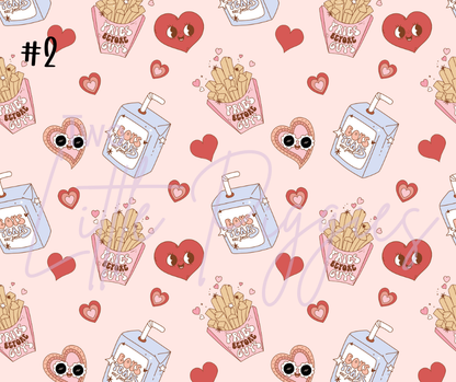 Printed Vinyl - Valentine - Fries Before Guys
