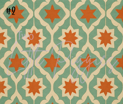Printed Vinyl - Mid Century