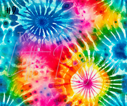 Printed Vinyl - Tie Dye Collection