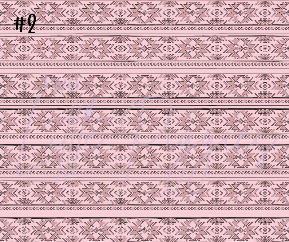 Printed Vinyl - Western Pattern 1 Collection