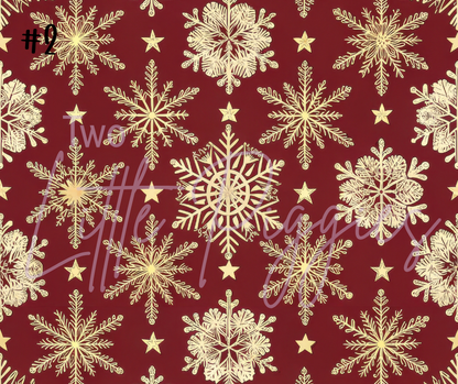 Printed Vinyl - Traditional Christmas