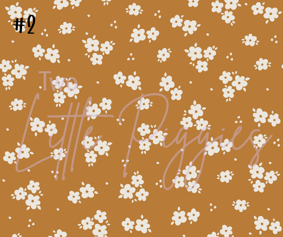 Printed Vinyl - Fall Floral