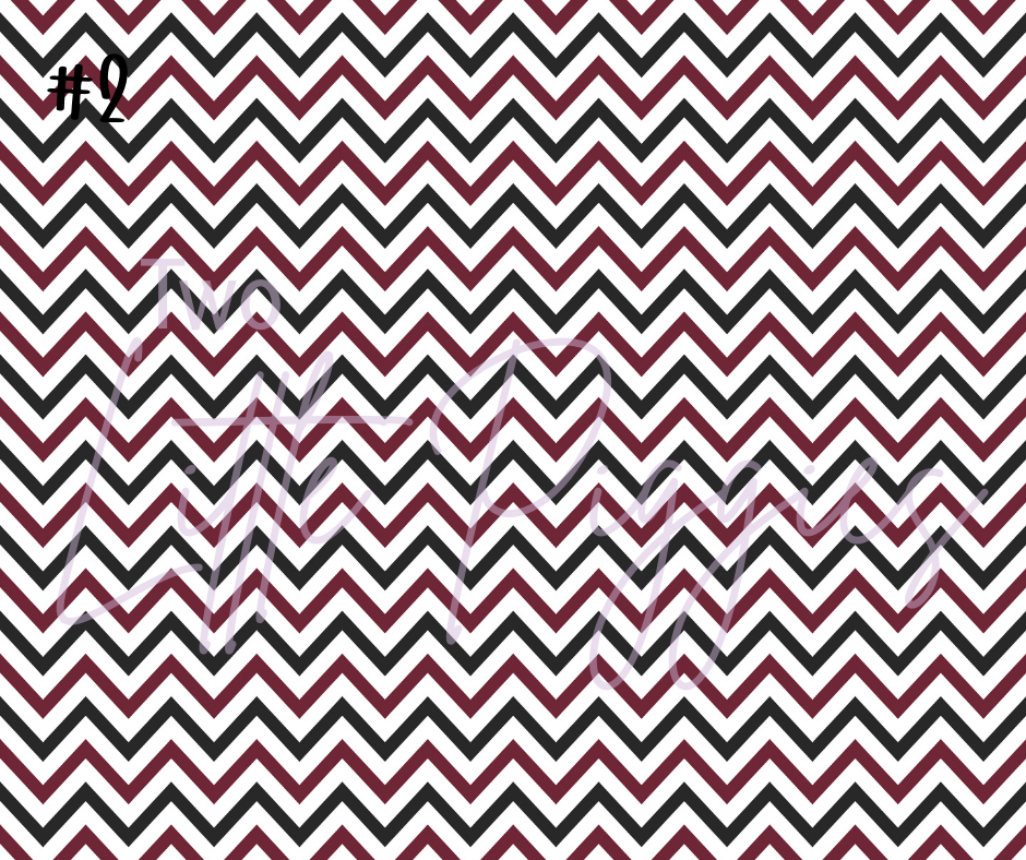 Printed Vinyl - Cheer - Burgundy, White and Black