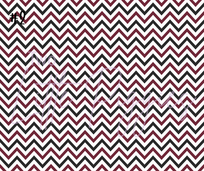 Printed Vinyl - Cheer - Burgundy, White and Black