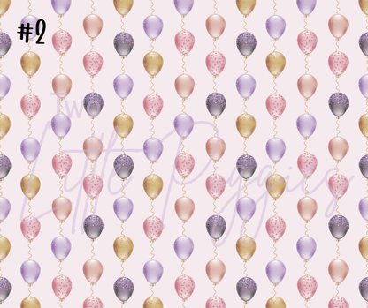 Printed Vinyl - New Year  - Purple