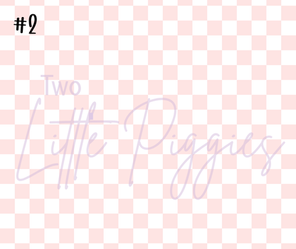 Printed Vinyl - Cutesy Bows Collection