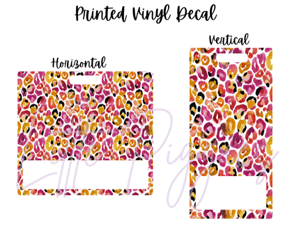 Printed Vinyl - Valentine - Leopard