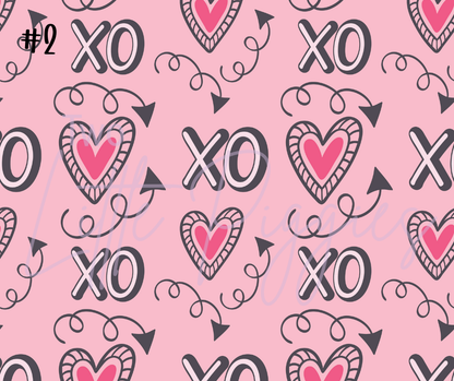 Printed Vinyl - Valentine Hearts