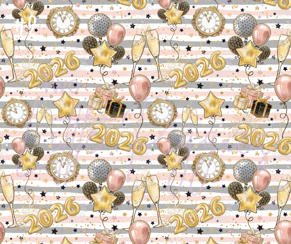 Printed Vinyl - New Years 2026