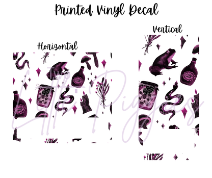 Printed Vinyl - Halloween - Witches Brew