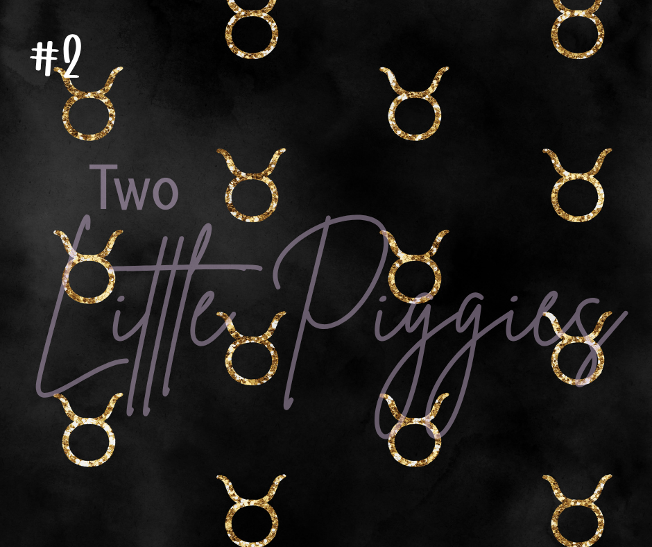 Printed Vinyl - Taurus - Black and Gold