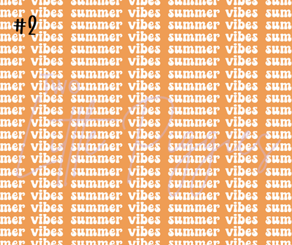 Printed Vinyl - Groovy Summer Collection