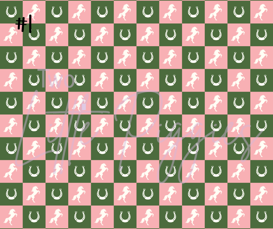 Printed Vinyl - Wild Horses Collection