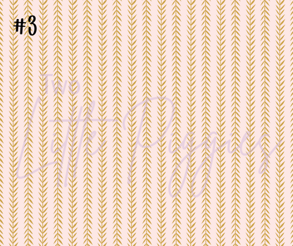 Printed Vinyl - Blue Mustard Floral