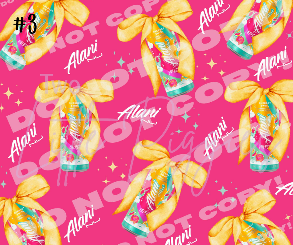 Printed Vinyl - Alani Sherbet Swirl Collection