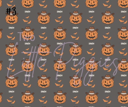 Printed Vinyl - Halloween - Hey Boo