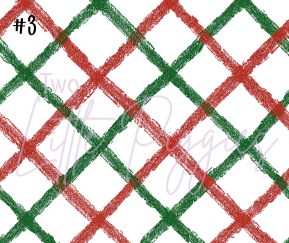 Printed Vinyl - Hand Drawn Christmas