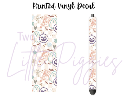 Printed Vinyl - Halloween - Boo Skelli