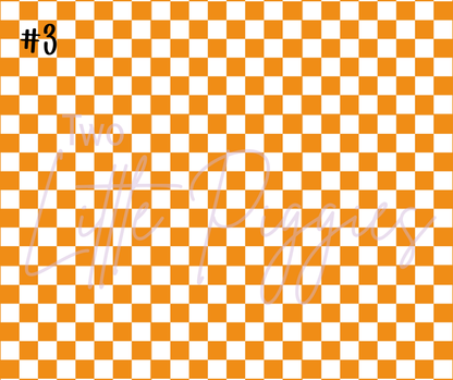Printed Vinyl - Checkers - Regular