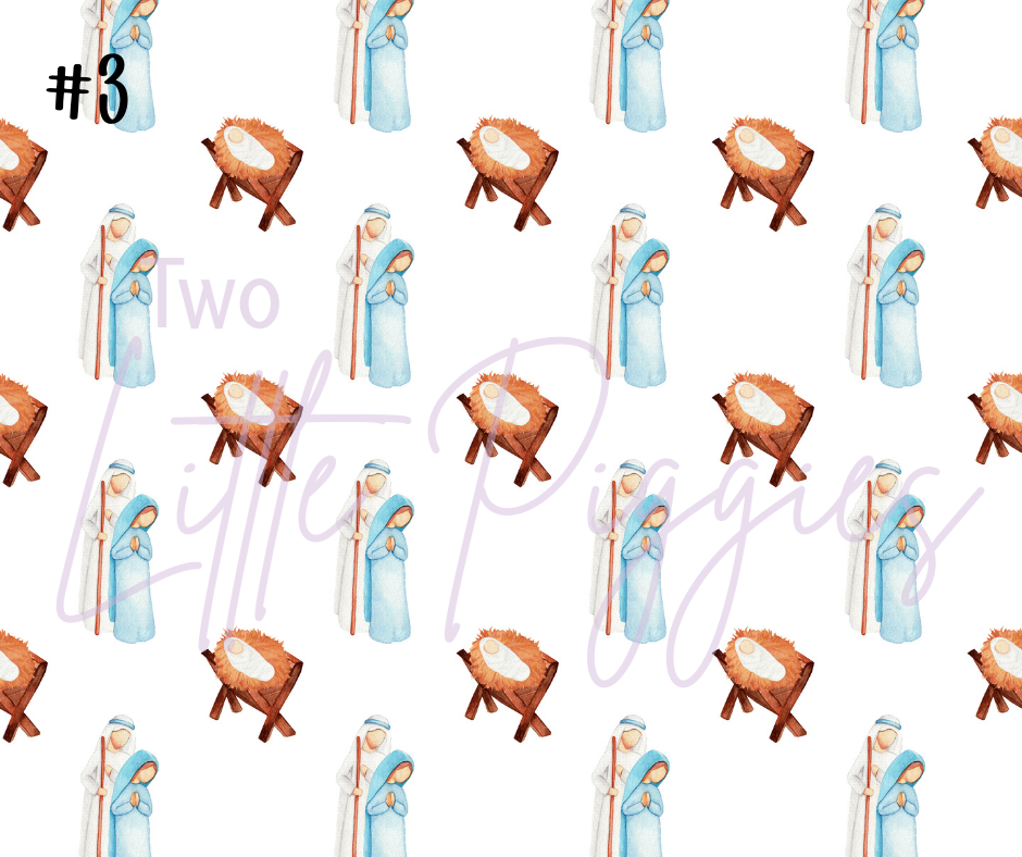 Printed Vinyl - Nativity