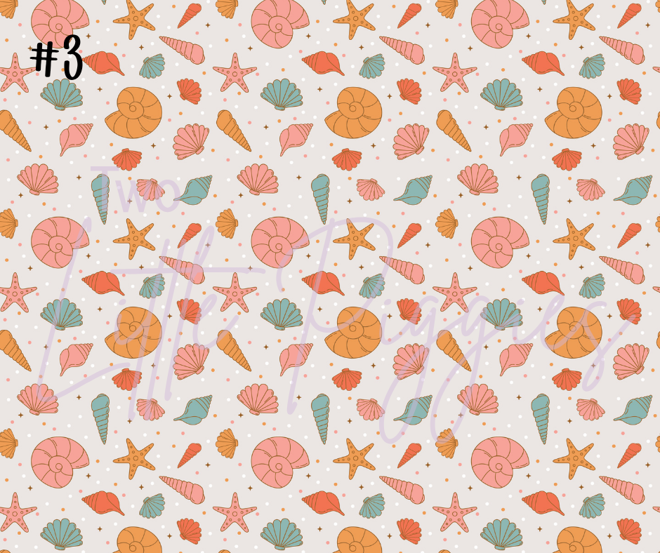 Printed Vinyl - Groovy Summer Collection