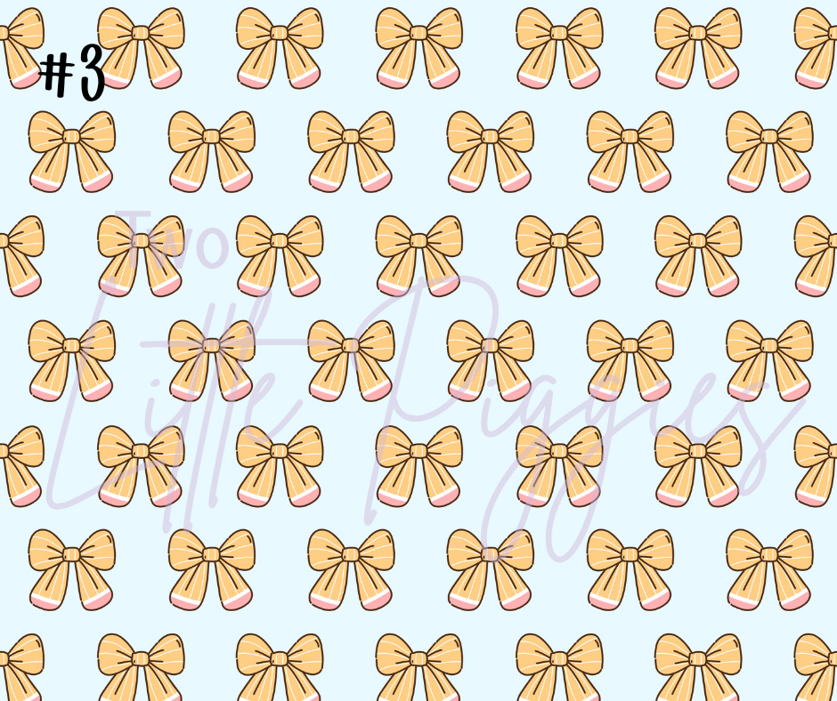 Printed Vinyl - Back to School