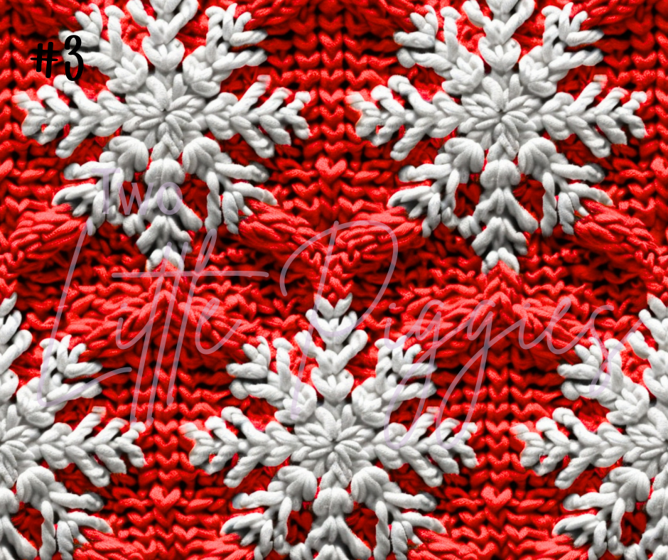 Printed Vinyl - Christmas Knits