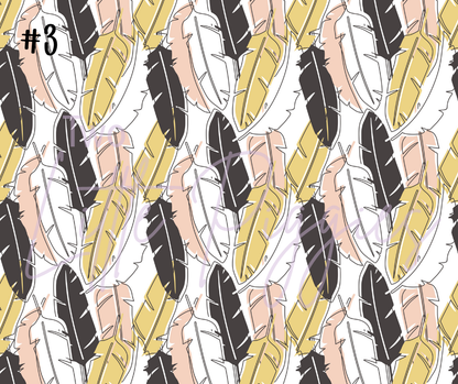 Printed Vinyl - Tropical Leaves Collection