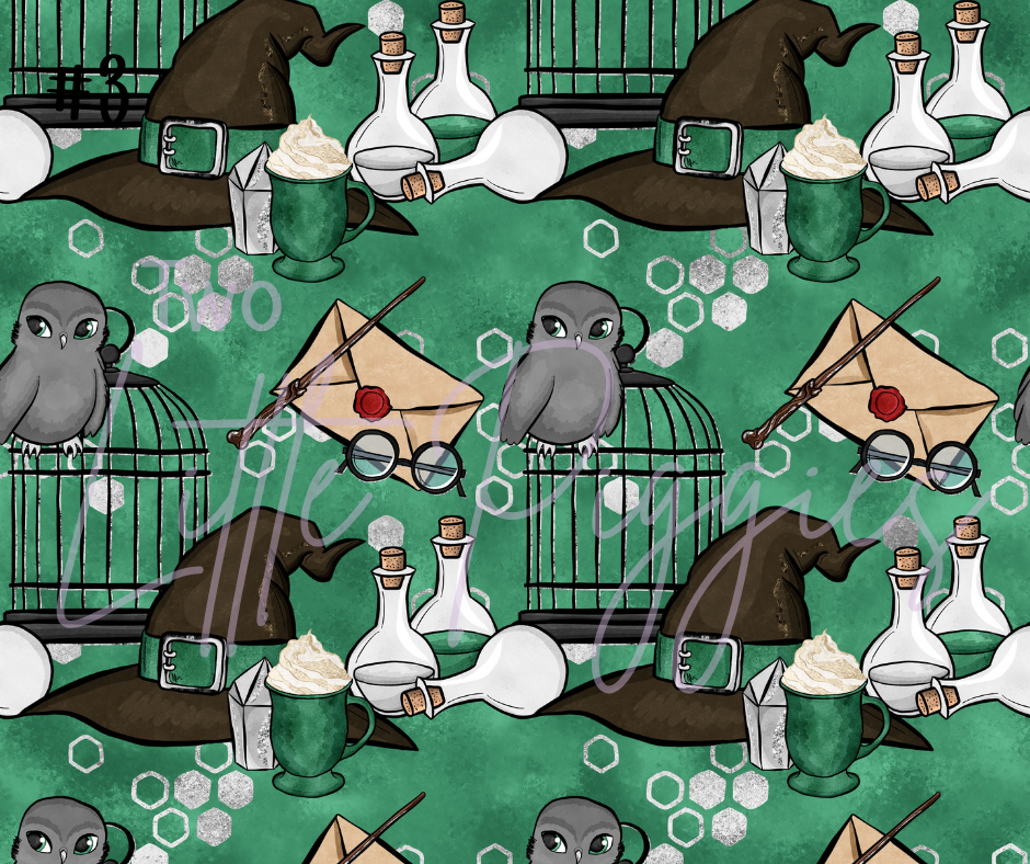 Printed Vinyl - HP - Slytherin