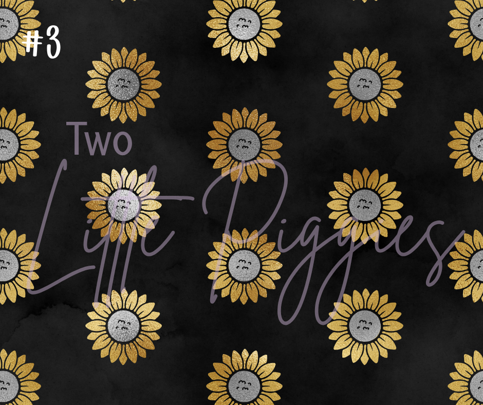 Printed Vinyl - Leo - Black and Gold