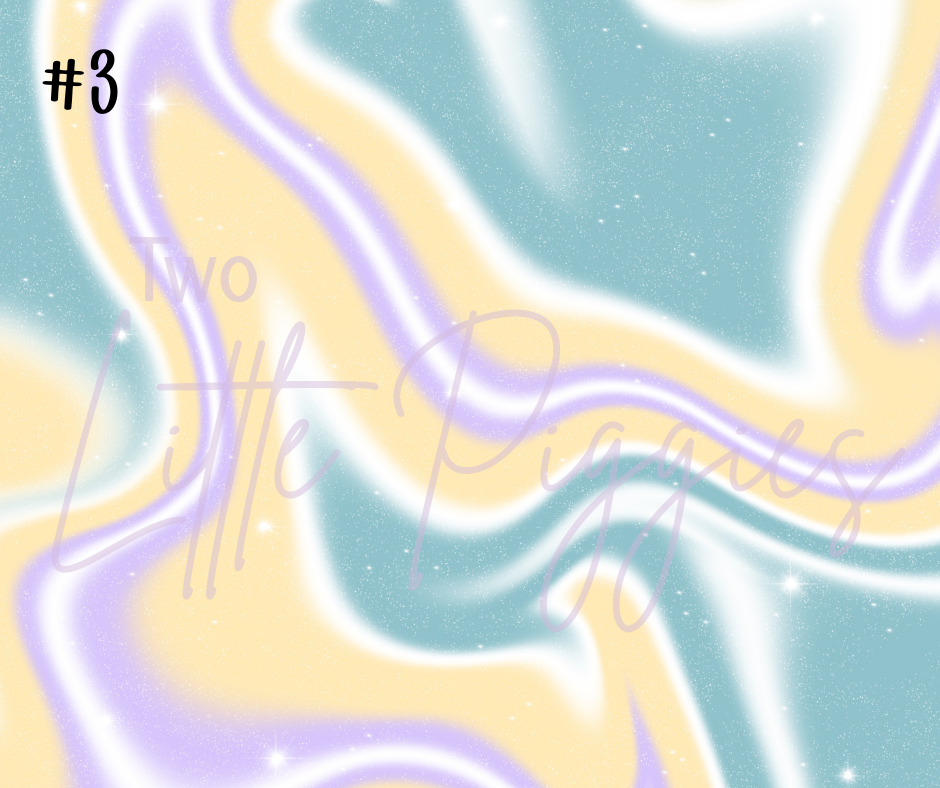 Printed Vinyl - Pastel Ink Spill