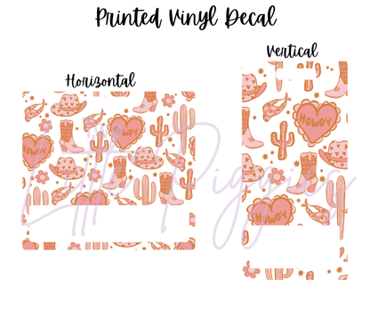 Printed Vinyl - Valentine - Western