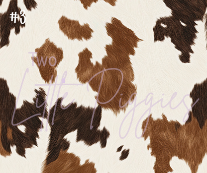 Printed Vinyl - Cowhide Collection