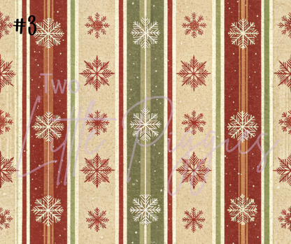 Printed Vinyl - Traditional Christmas