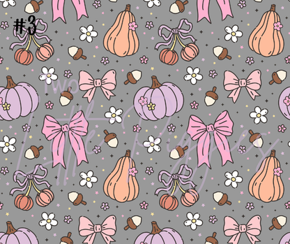 Printed Vinyl - Coquette Pumpkin