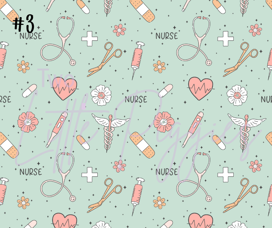 Printed Vinyl - Nurse Life Collection