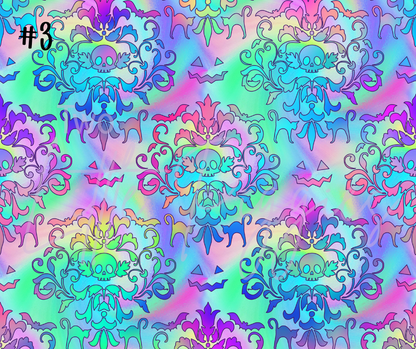 Printed Vinyl - Halloween - Rainbow Halloween