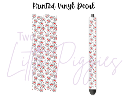 Printed Vinyl - Valentine - Diet Coke Heart