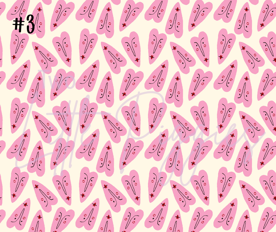 Printed Vinyl - Valentine - Modern