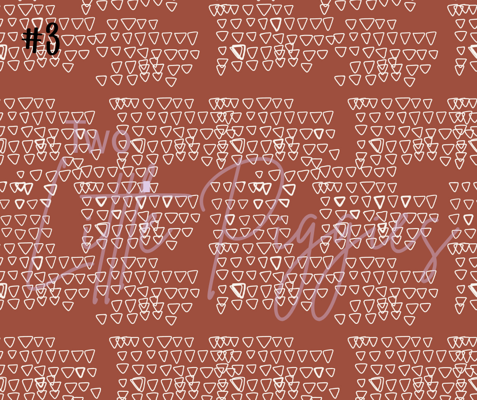 Printed Vinyl - Western Pattern 1 Collection