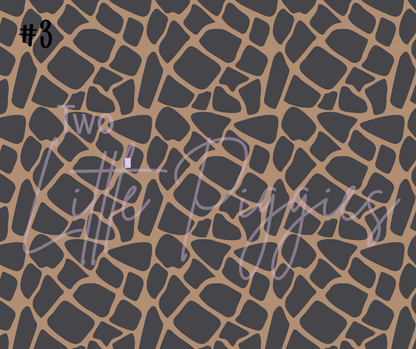 Printed Vinyl - Neutral Safari Collection