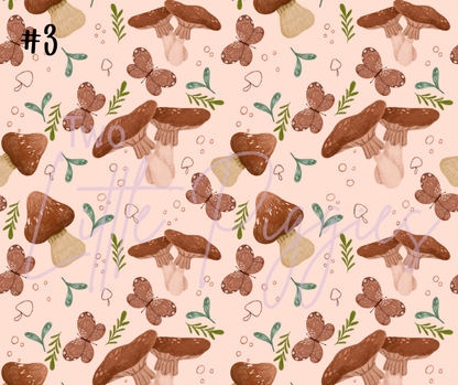 Printed Vinyl - Autumn Mushrooms