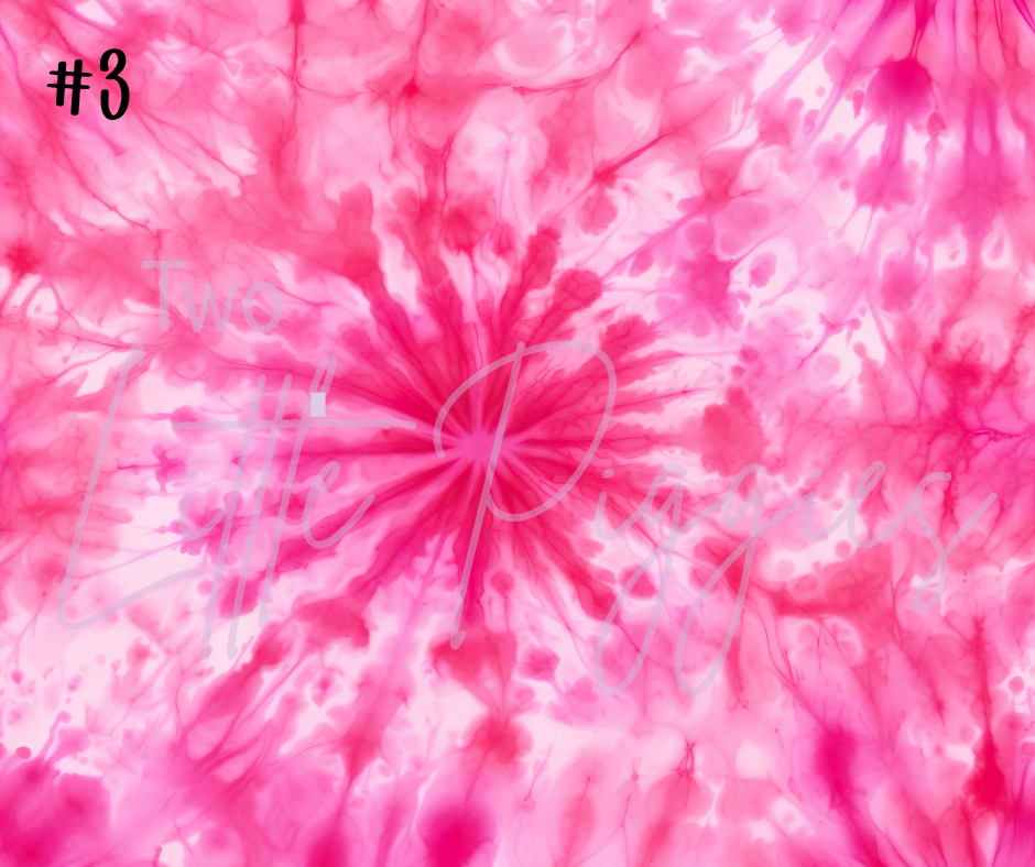 Printed Vinyl - Tie Dye Collection