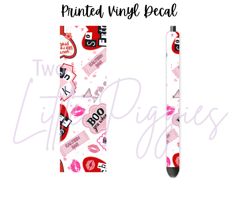 Printed Vinyl - Burn Book