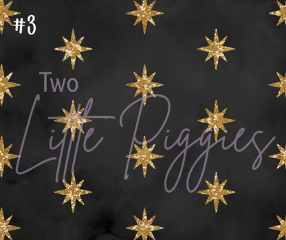 Printed Vinyl - Aries - Black and Gold