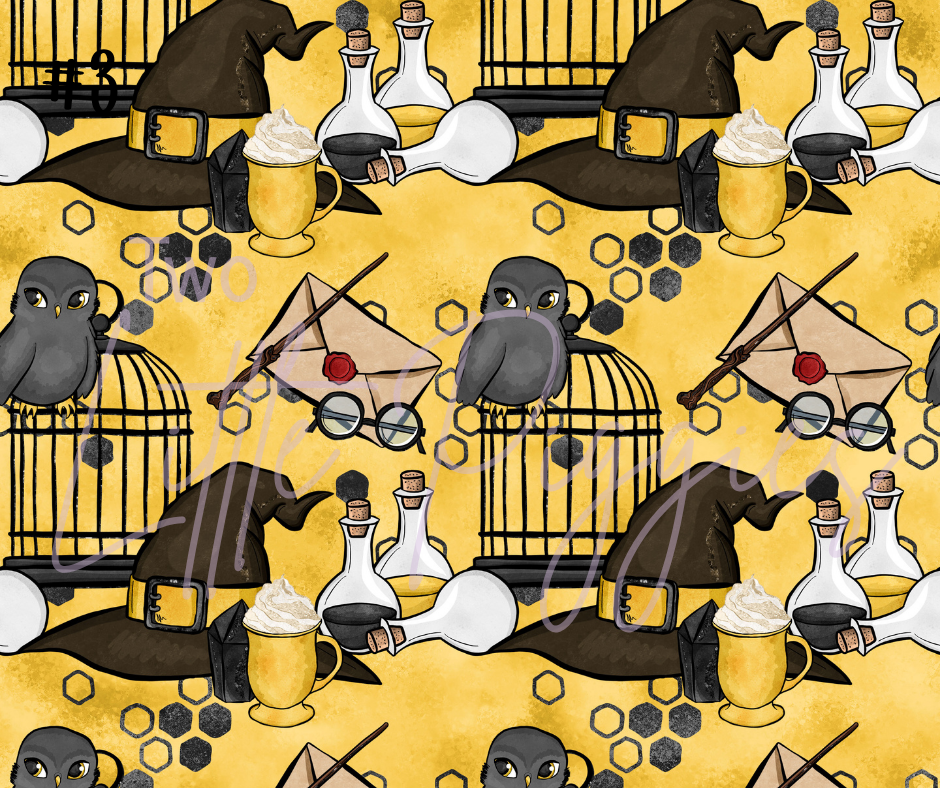 Printed Vinyl - HP - Hufflepuff