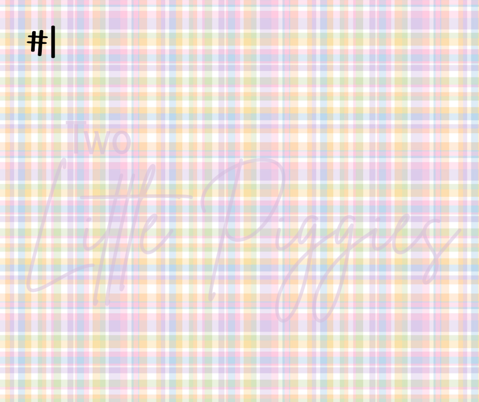 Printed Vinyl - Pastel Balloon Dogs