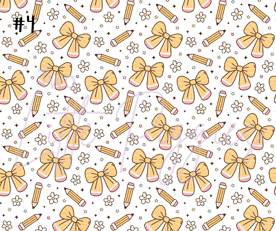 Printed Vinyl - Back to School