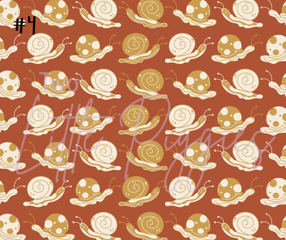Printed Vinyl - Checkers - Earthy Insects