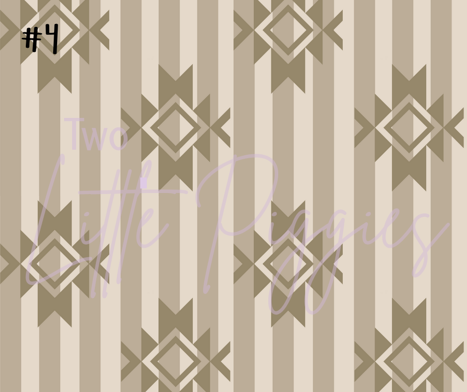 Printed Vinyl - Western Pattern 2 Collection